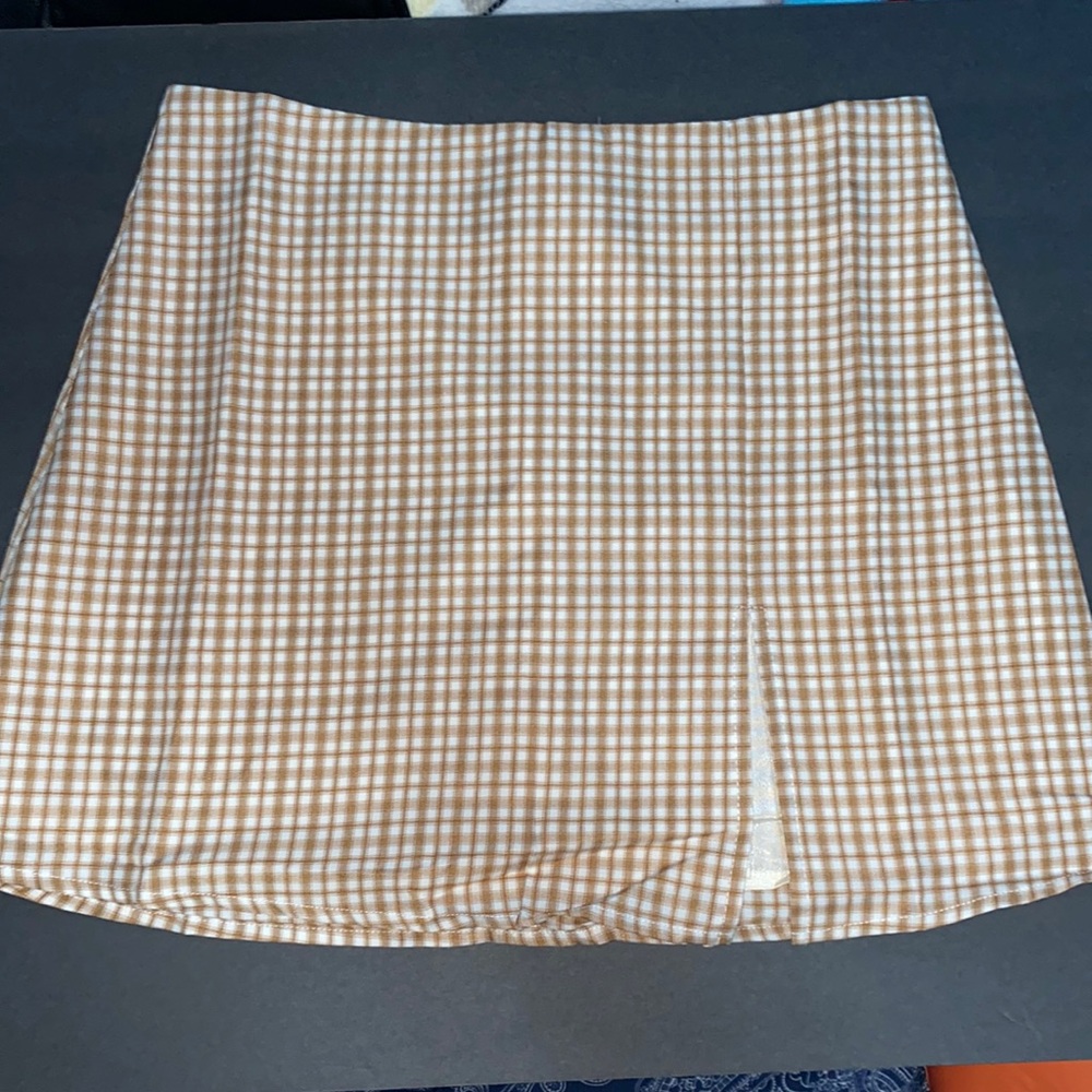 Tan Plain Skirt